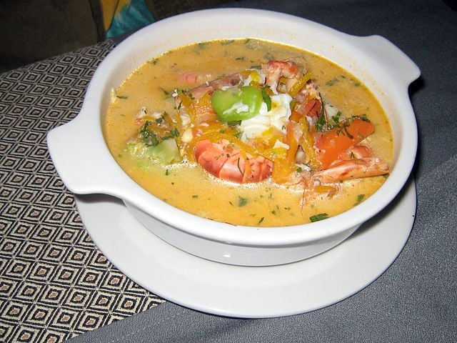 Peruvian Food, Peruvian cuisine, Traditional Peruvian Food, food in Peru, Peruvian dishes, Chupe de camarones