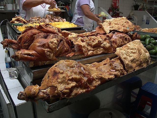 Ecuador Food, Ecuador cuisine, Traditional Ecuador Food, food in Ecuador, Ecuador dishes, Ecuadorian food, hornado