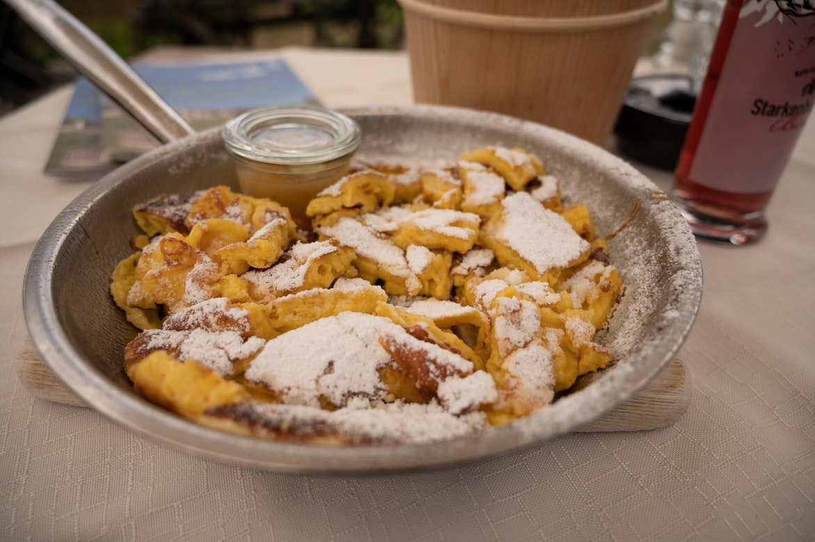 Austrian snacks, Traditional Austrian snacks and desserts, Austria snacks, Austrian desserts, traditional snacks and desserts in Austria, Austria desserts, Kaiserschmarrn 