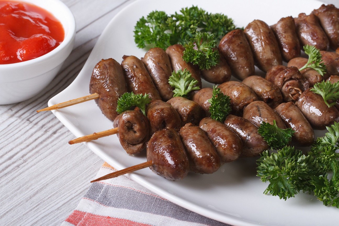 Brazilian dishes, Brazilian Food, Brazilian cuisine, food in Brazil, traditional Brazilian food, Brazil cuisine, Brazil food, Espetinho De Coração