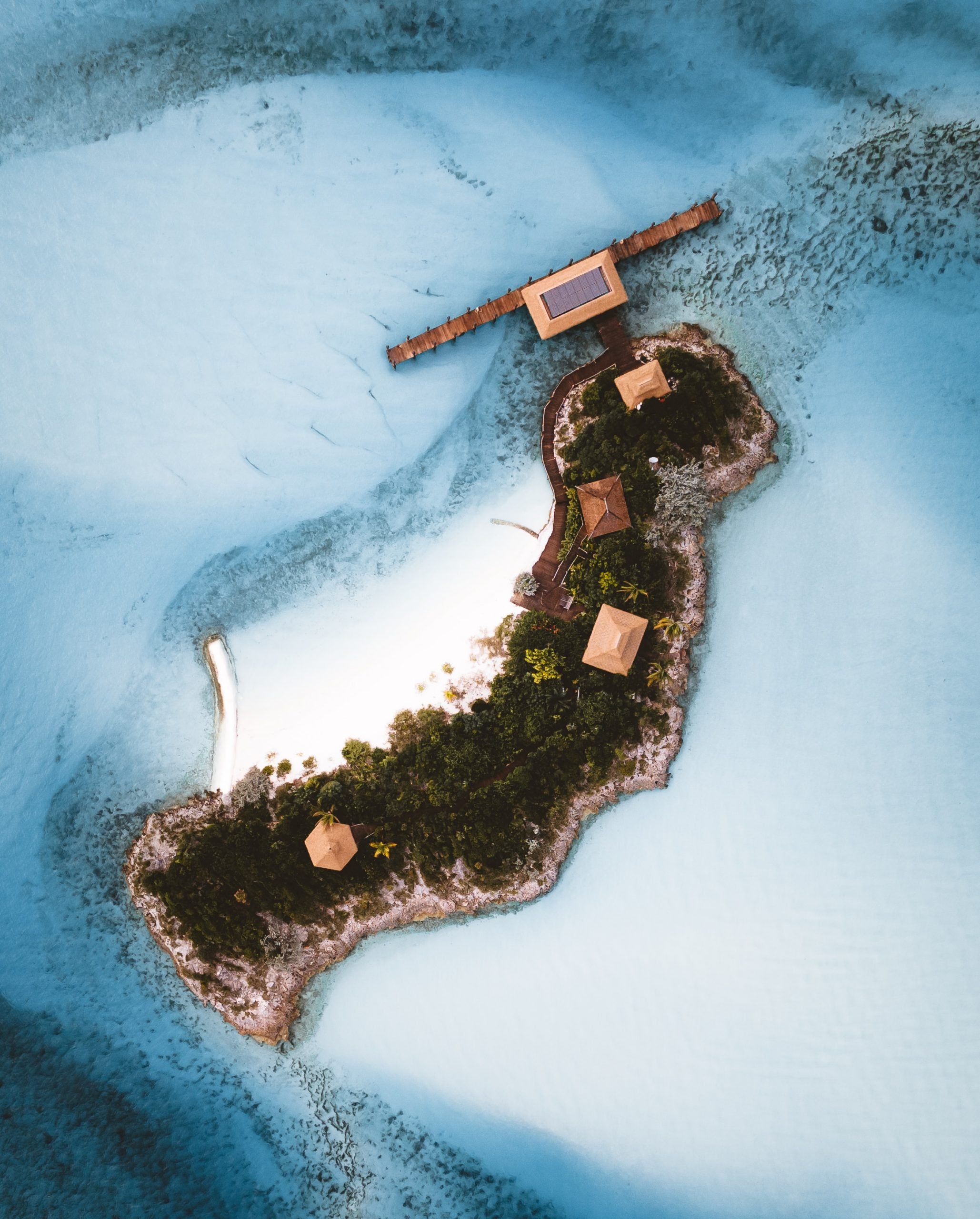 Little Pipe Cay Aerial View Bahamas scaled