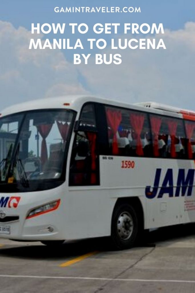 How to get from Manila to Lucena By Bus 1 Madrid to Laguna pin