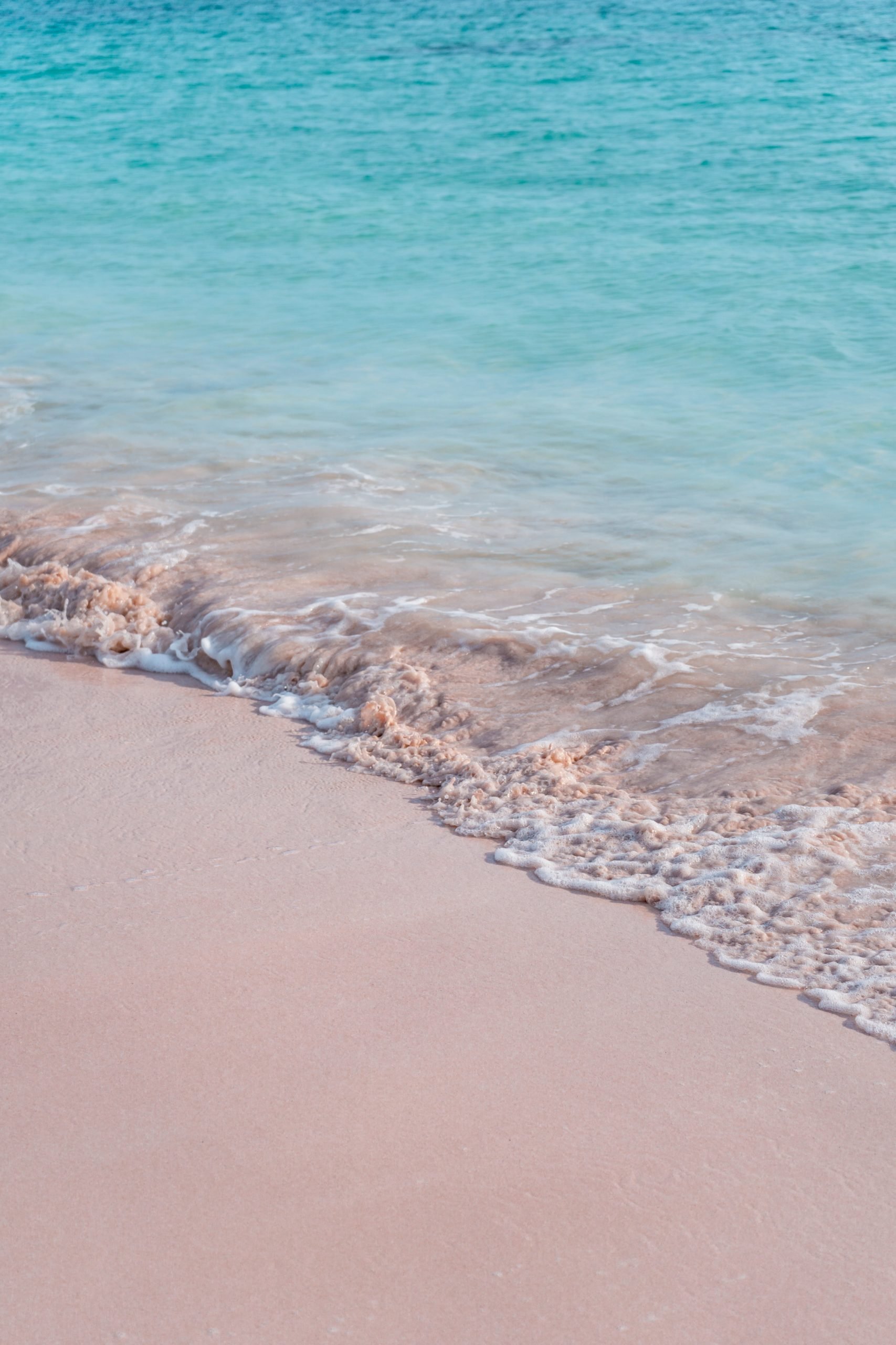Pink Beach in the Bahamas scaled