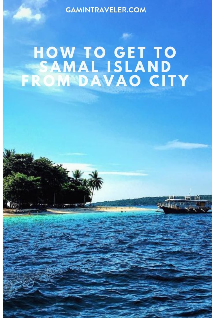 pin how to get to samal island