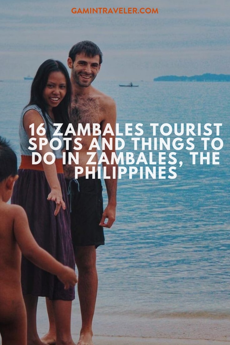 pin zambales tourist spots