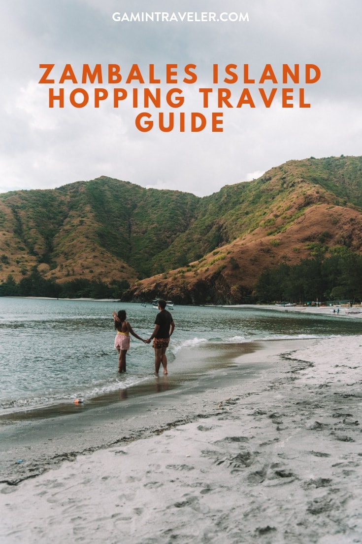 zambales island hopping travel guide pin