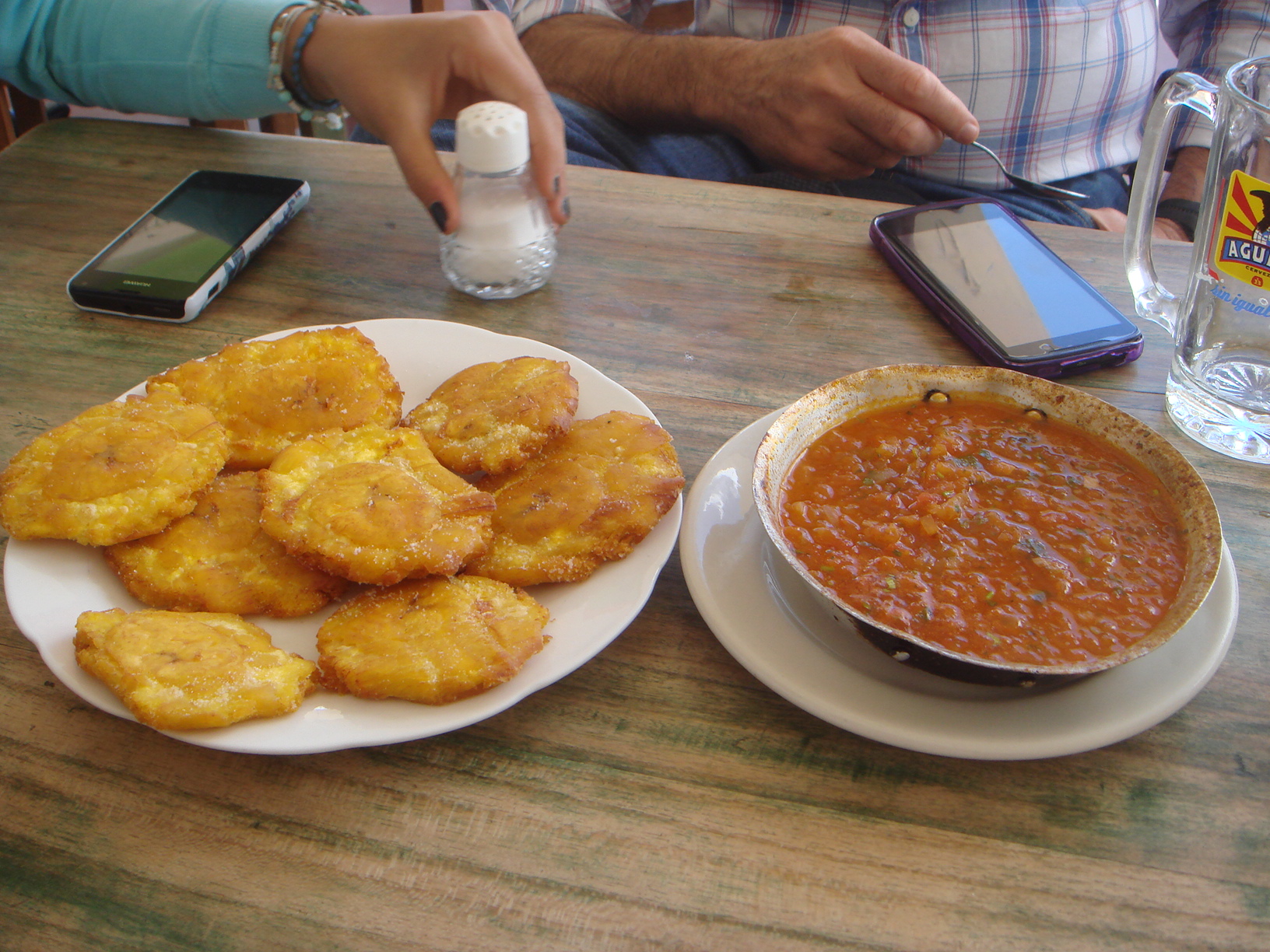 Colombian Breakfast, Breakfast in Colombia, Cayeye with Hogao