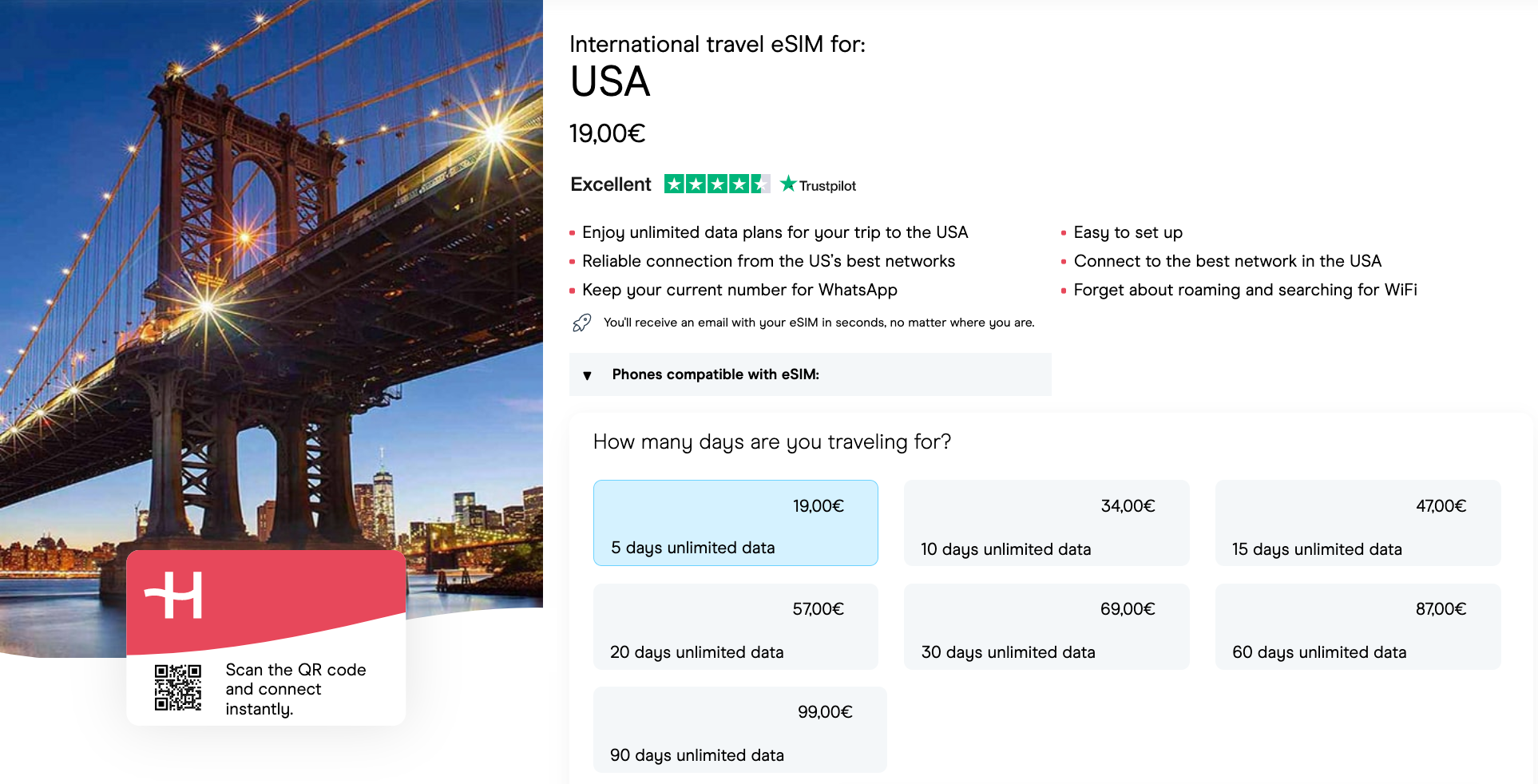 Review Holafly USA eSim For Tourist And Best Prepaid eSim in the United States 2022, Holafly USA eSim Discount Code - Unlimited Data For United States