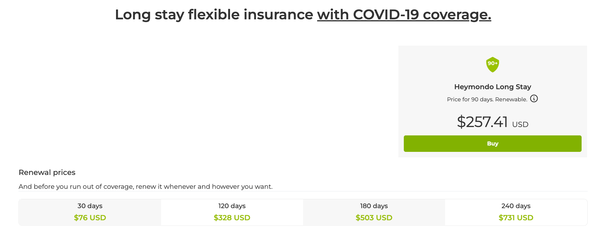 Heymondo long trip travel insurance more than 90 days trip