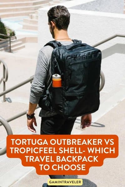Tortuga Outbreaker Review - See the 35L Tortuga Outbreaker here, Tortuga Outbreaker vs Tropicfeel Shell Pros and Cons