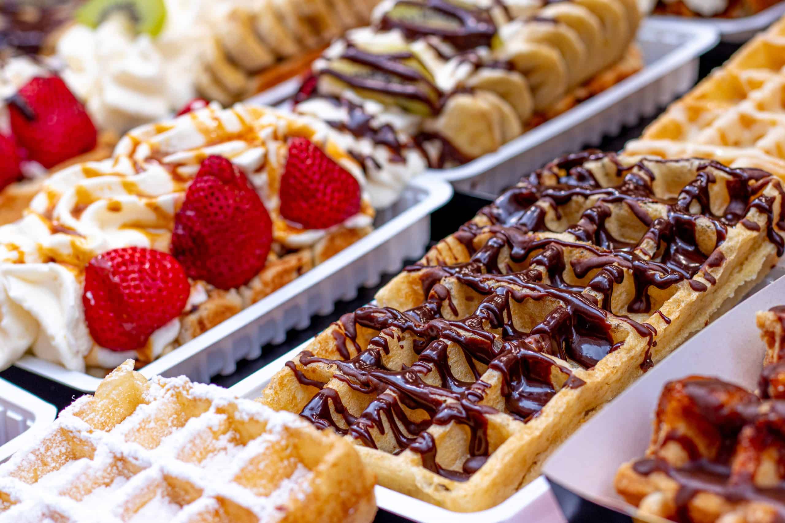 Belgian Breakfast - Brussels Waffles,  Traditional Breakfast in Belgium