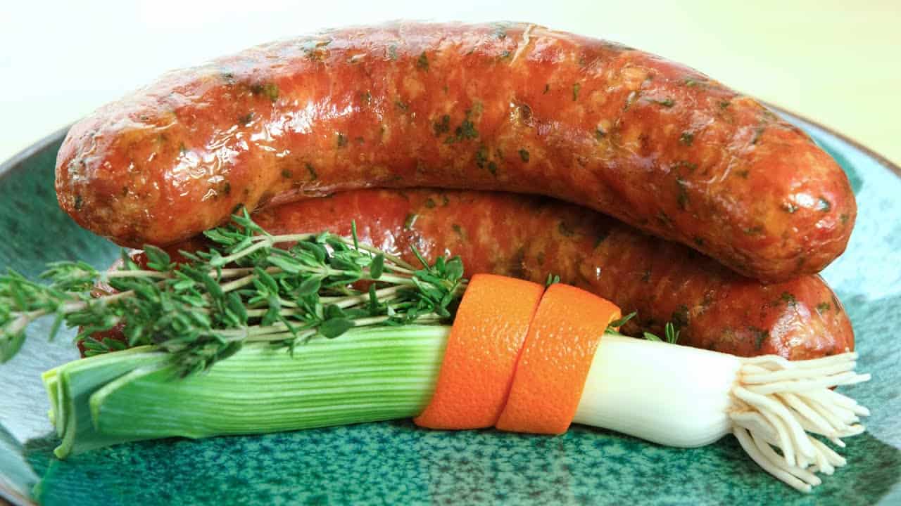 Loukaniko - Greek Pork Sausages and a staple in any Cypriot Breakfast, Cypriot Breakfast, breakfast in Cyprus, Cyprus breakfast, tradicitonal Cyprus breakfast, Traditional Cypriot Breakfast
