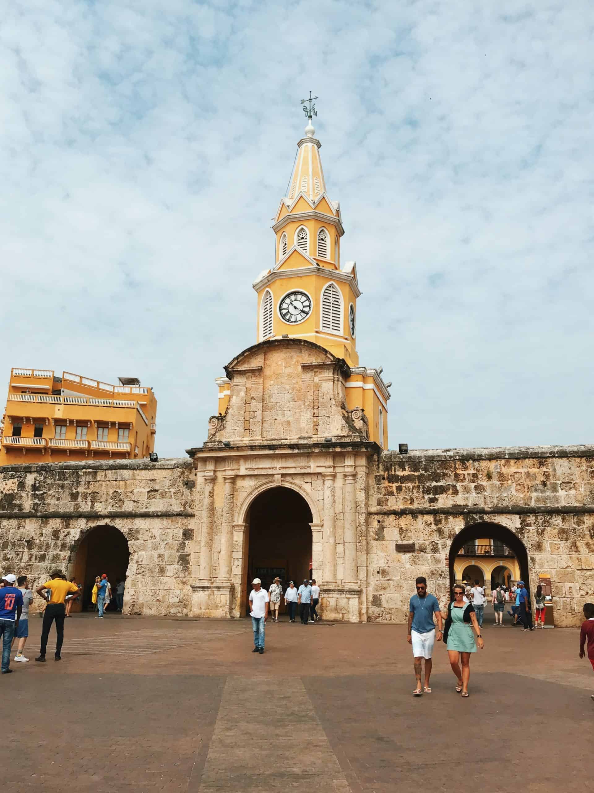 La-Boca-del-Puente-and-Clock-Tower-Monument-Cartagena - Cartagena Itinerary - How many days in Cartagena