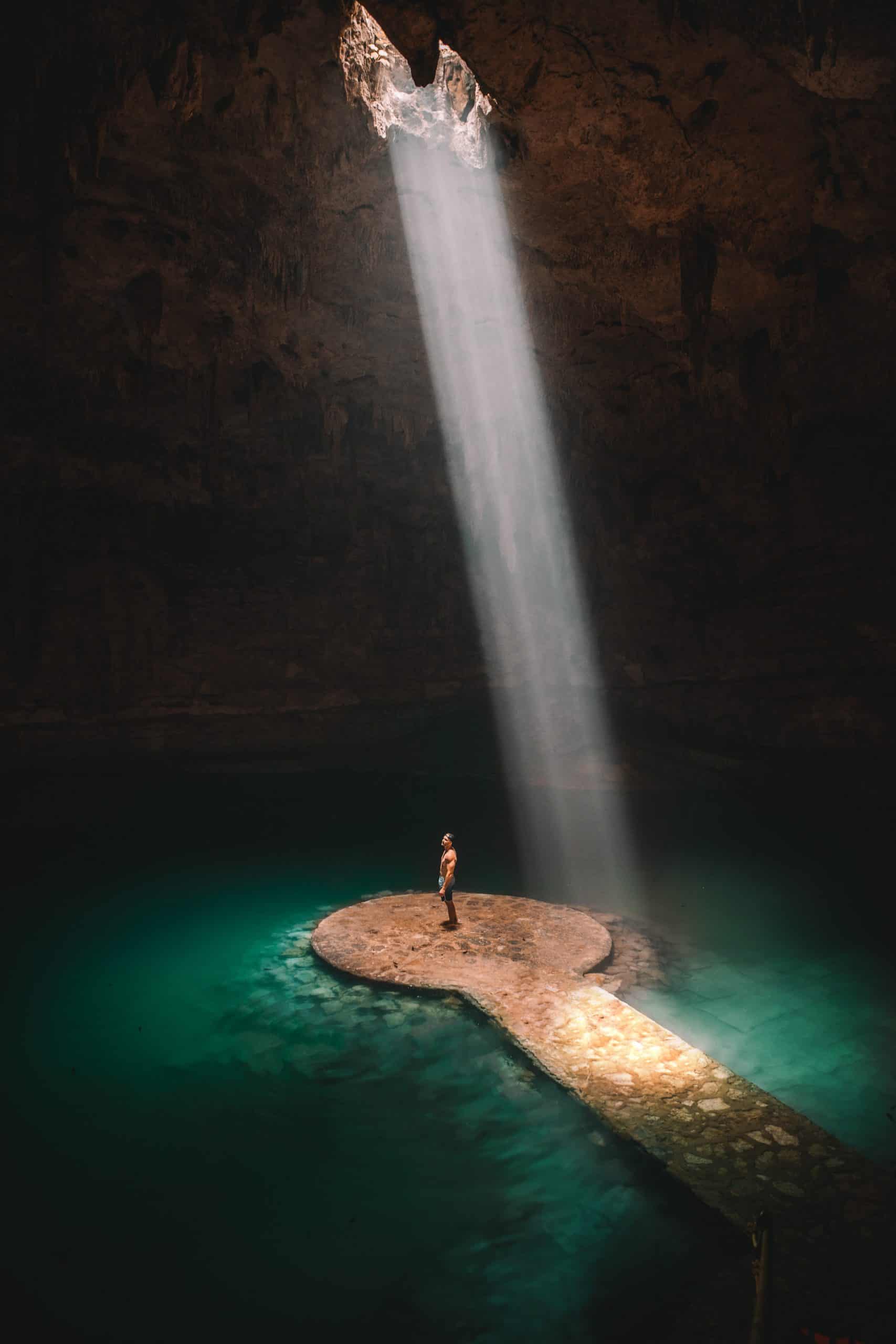Cenote Suytun is one of the most Instagrammer worthy places in Tulum, Akumal vs Tulum - Which is the Better Vacation?