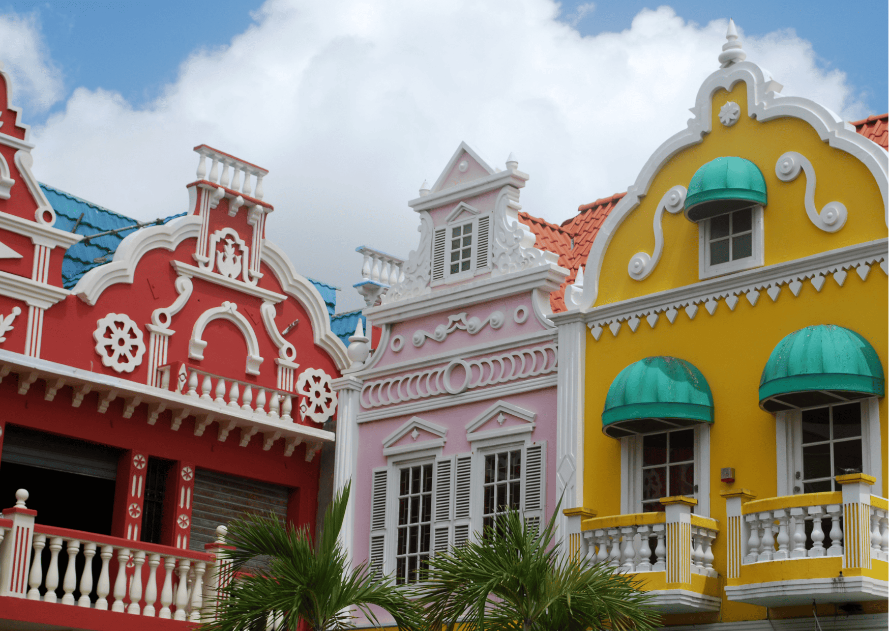 Oranjestad Architecture in Aruba, Aruba vs Belize - Which is the Better Vacation?