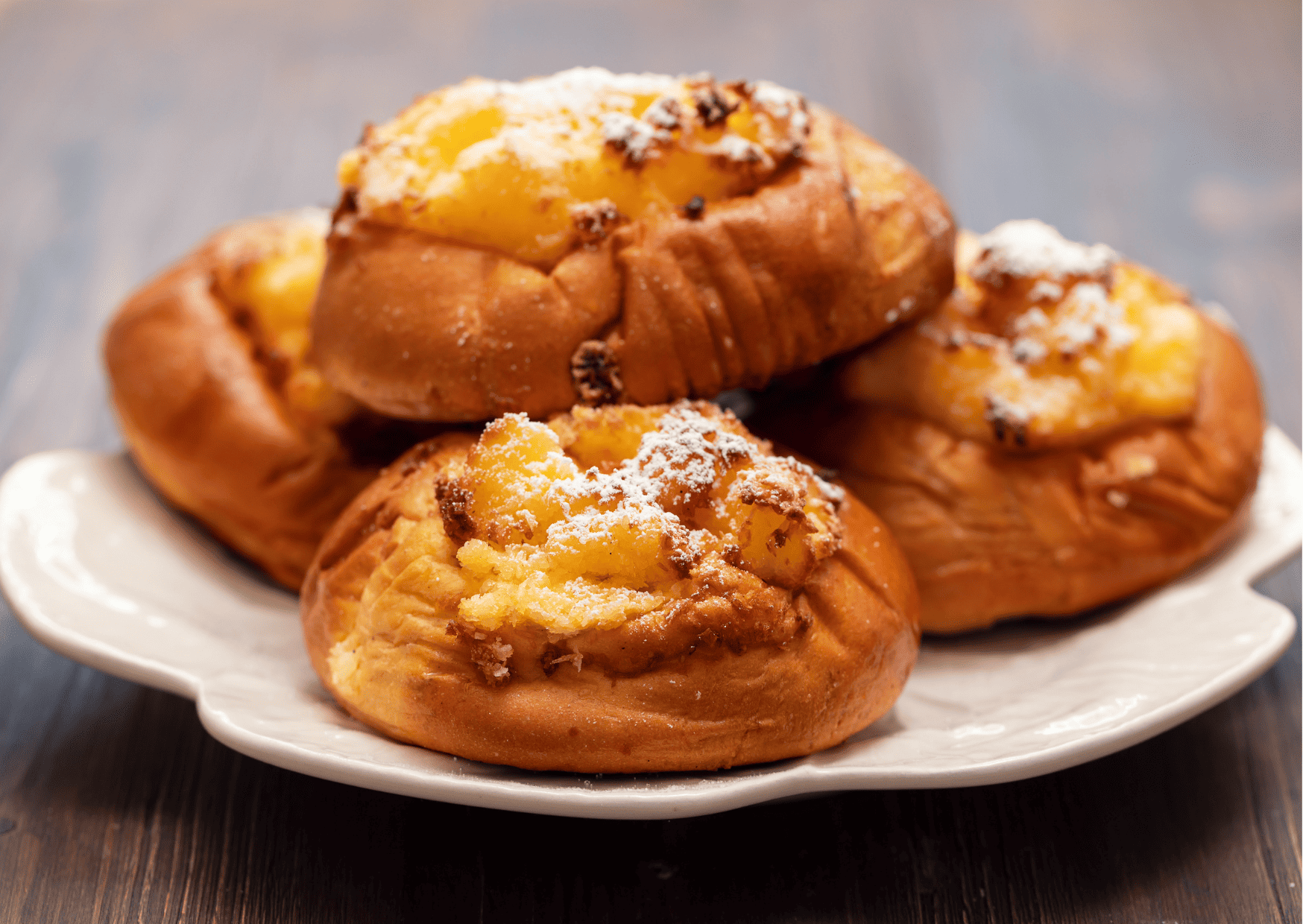 Pão de Deus - Portuguese Sweets with Coconuts - Pao de Deus - Portuguese Breakfast - Typical Breakfast in Portugal, Traditional Breakfast in Portugal to Try