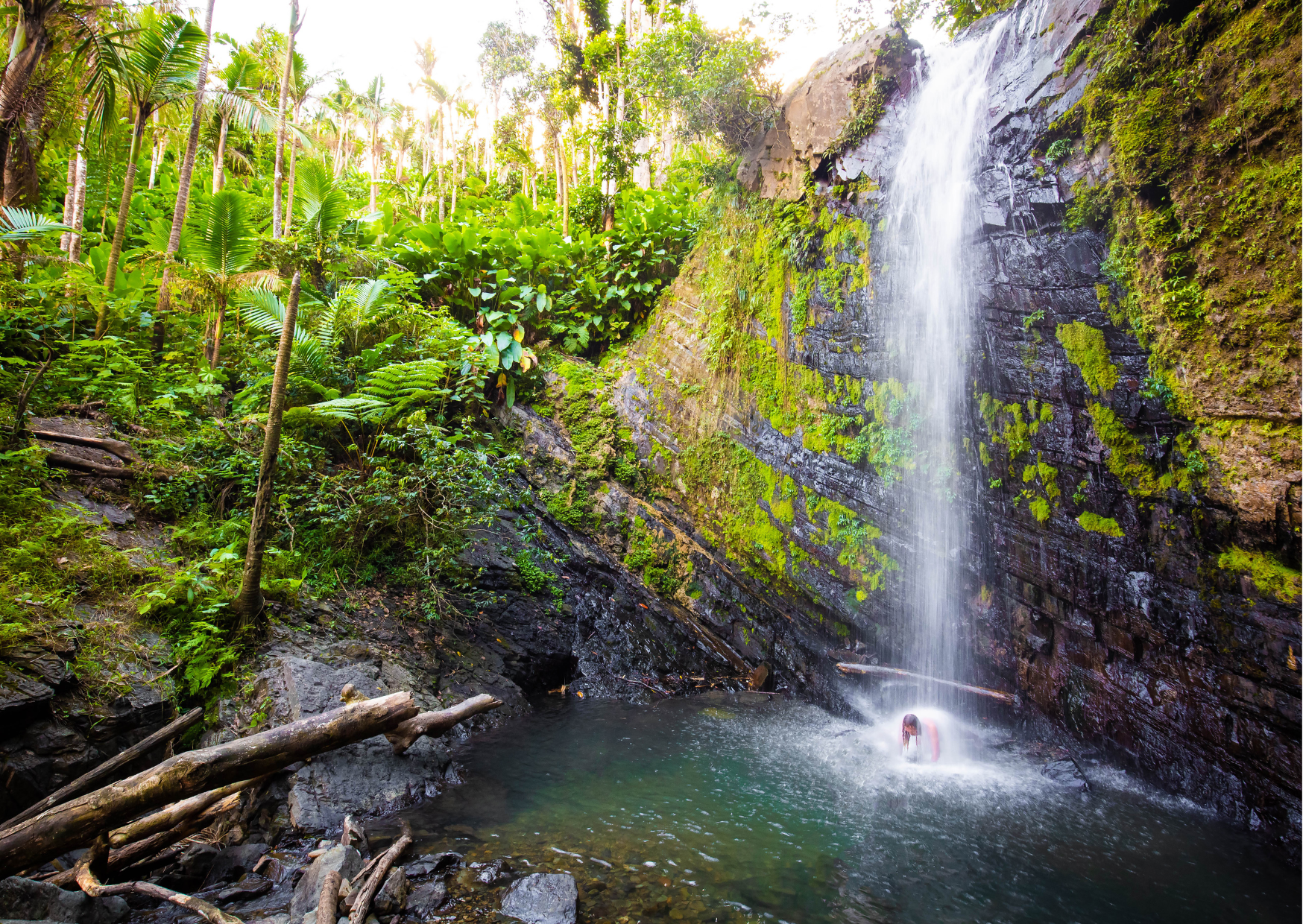 San Diego Falls in El Yunque Rainforest Puerto Rico - 4 Day Puerto Rico Itinerary