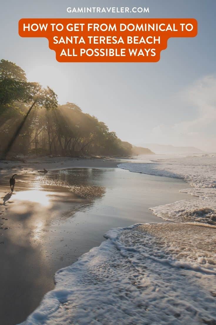 How To Get From Dominical to Santa Teresa Best Way – All Possible Ways, Dominical to Santa Teresa Beach, Dominical to Santa Teresa, Dominical to Santa Teresa transfer, cheapest way from Dominical to Santa Teresa, bus from Dominical to Santa Teresa, from Dominical to Santa Teresa by bus, taxi from Dominical to Santa Teresa, private transfer from Dominical to Santa Teresa, Shared Van from Dominical to Santa Teresa, rent a car in Dominical, uber from Dominical to Santa Teresa
