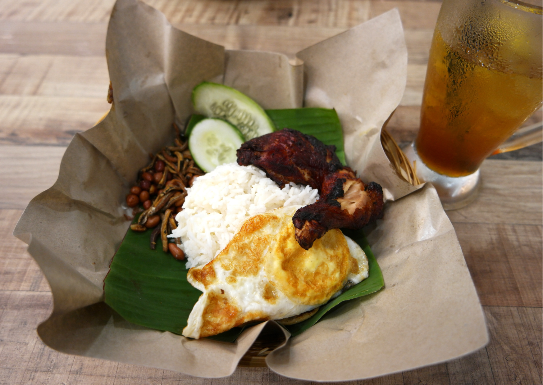 Singaporean Breakfast, Malaysian Breakfast, Breakfast in Malaysia, Nasi Lemak