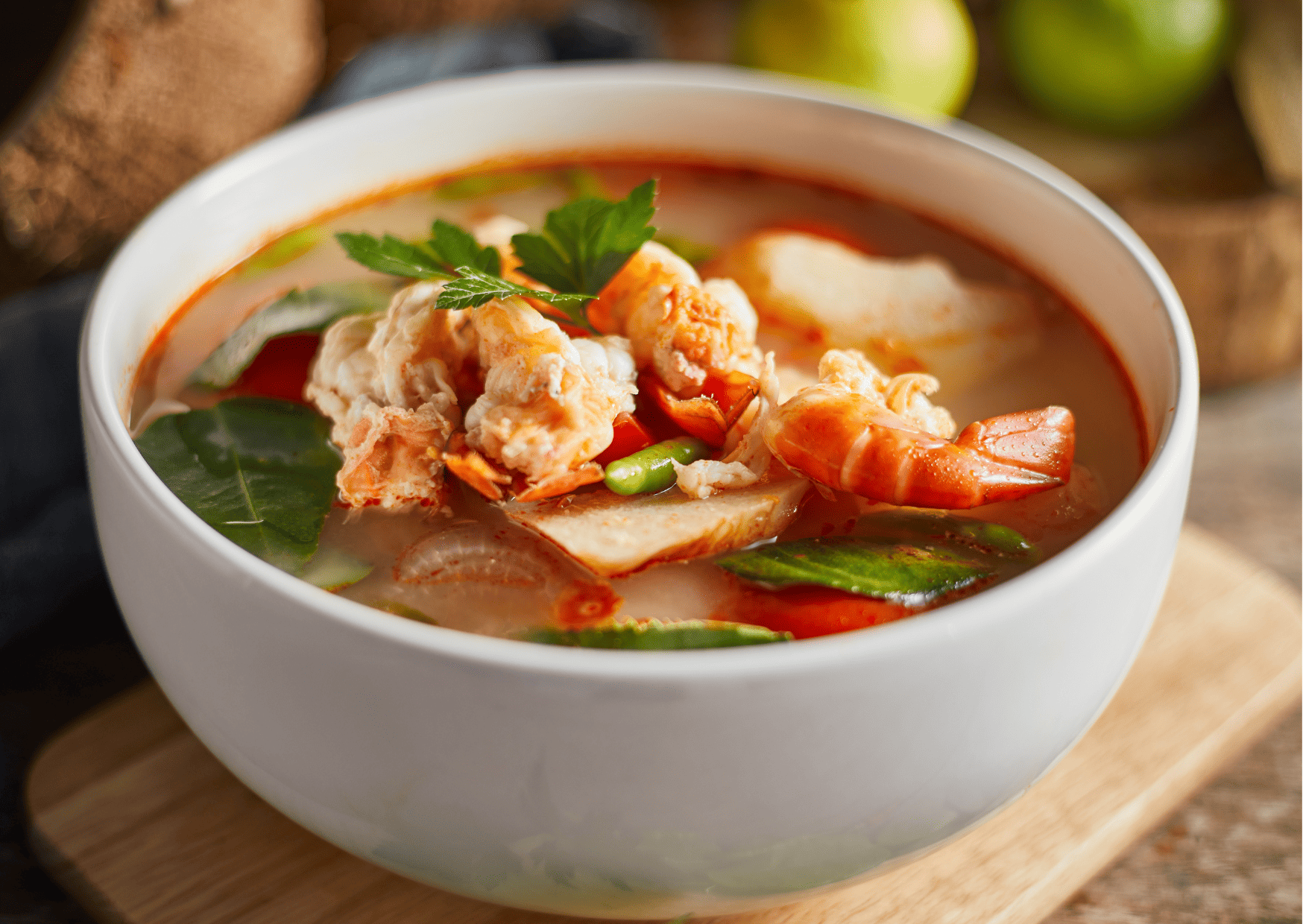 Tom Yum Kung Breakfast in Thailand 1