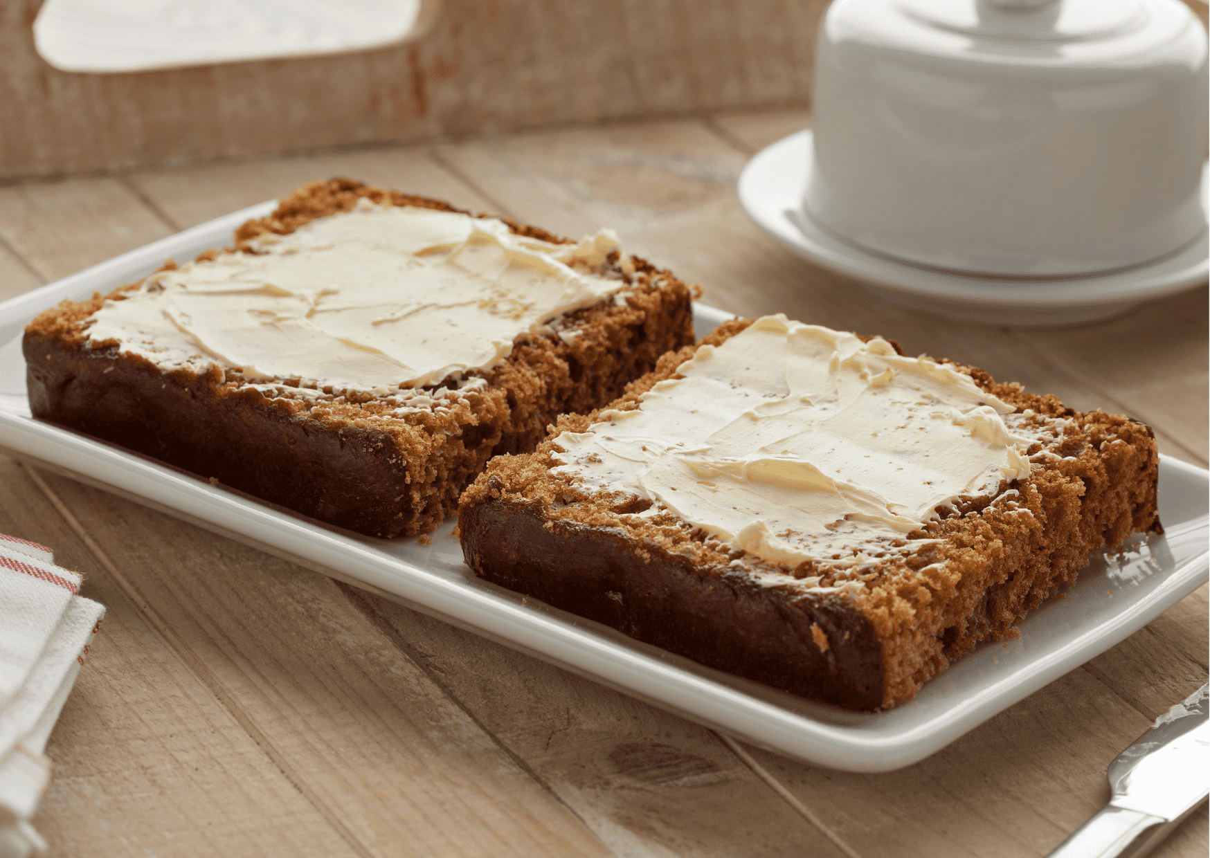 traditional-Dutch-breakfast-cake-with-butter, Dutch Breakfast - 35 Best Breakfast in  Netherlands and Traditional Dutch Breakfast