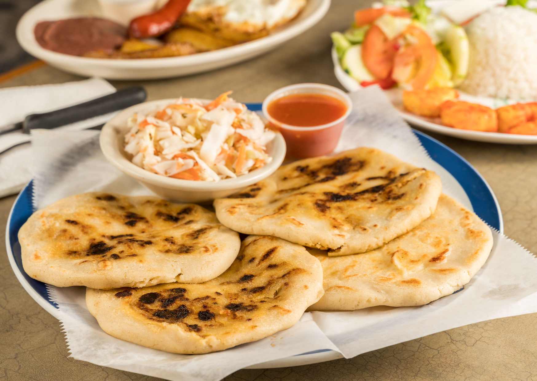 Salvadoran Pupusas - El Salvador Breakfast, Salvadoran breakfast, salvadoran breakfast, breakfast in el salvador
