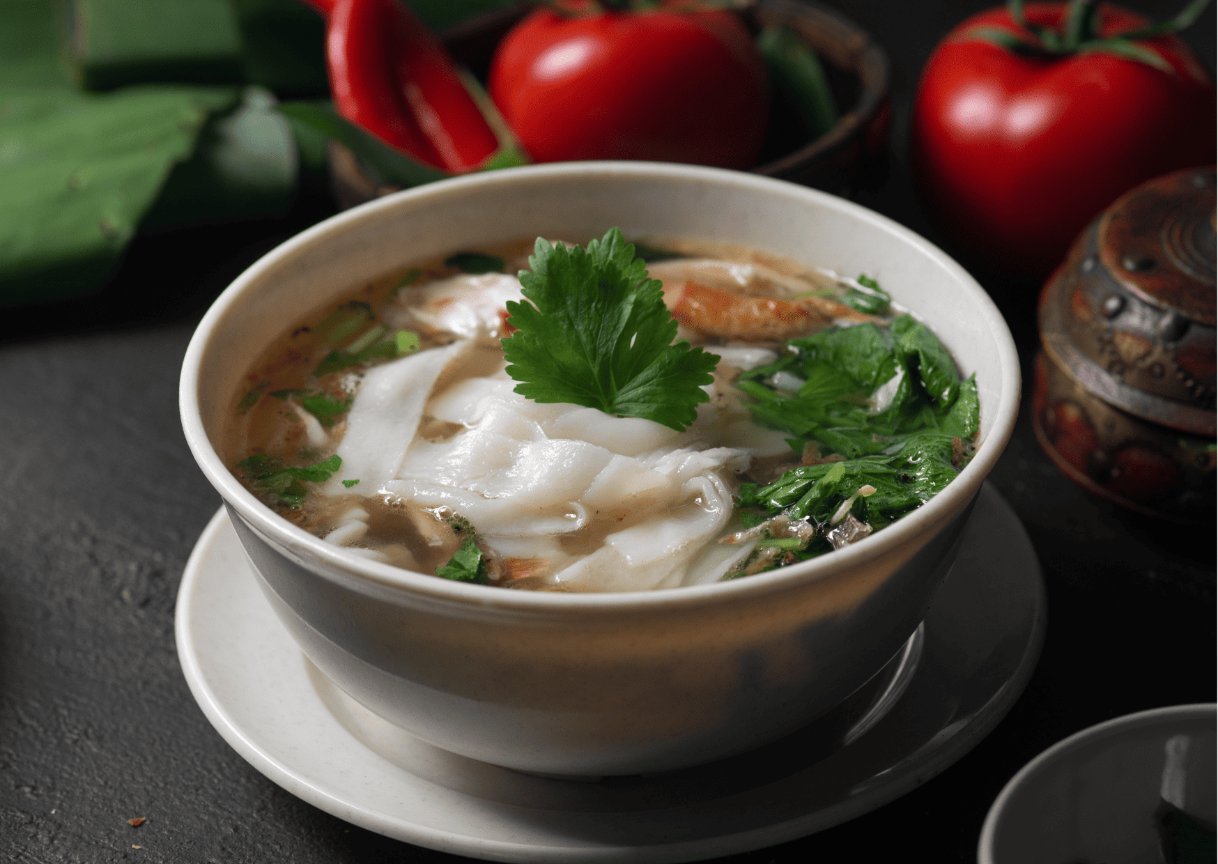 kway teow soup Malay style