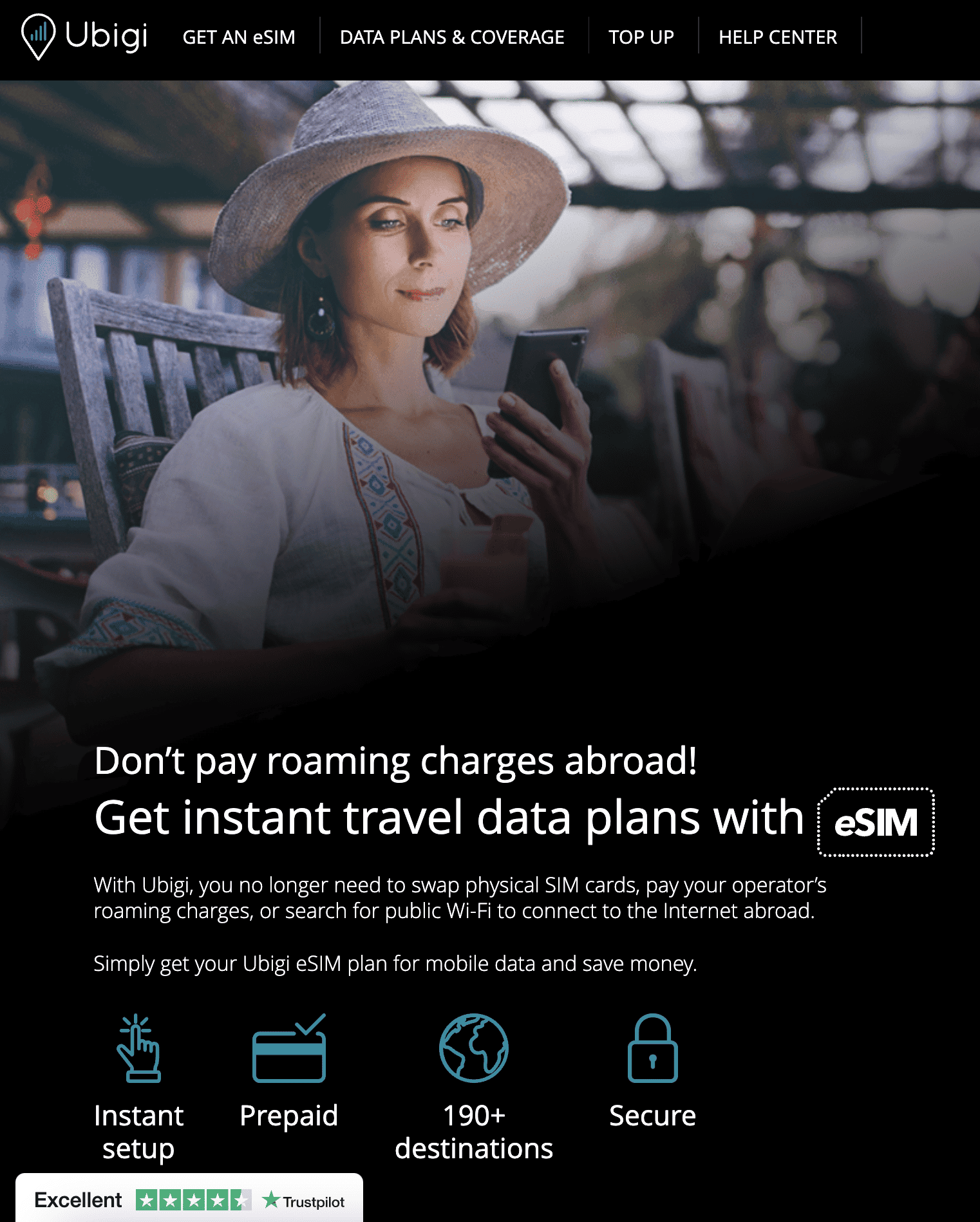 UBIGI eSIM Holafly Alternatives Airalo Alternativs Reliable eSIM Providers