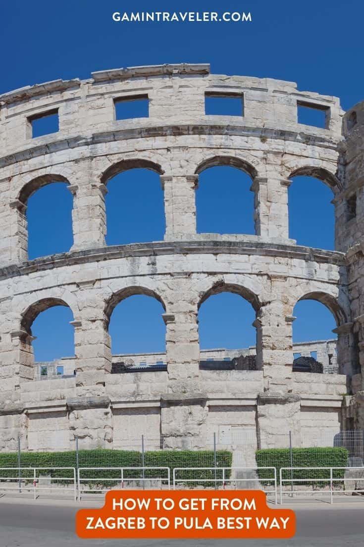 How To Get From Zagreb to Pula Best Way, Zagreb to Pula, cheapest way from Zagreb to Pula, bus from Zagreb to Pula, taxi from Zagreb to Pula, private transfer from Zagreb to Pula, train from Zagreb to Pula, by plane from Zagreb to Pula
