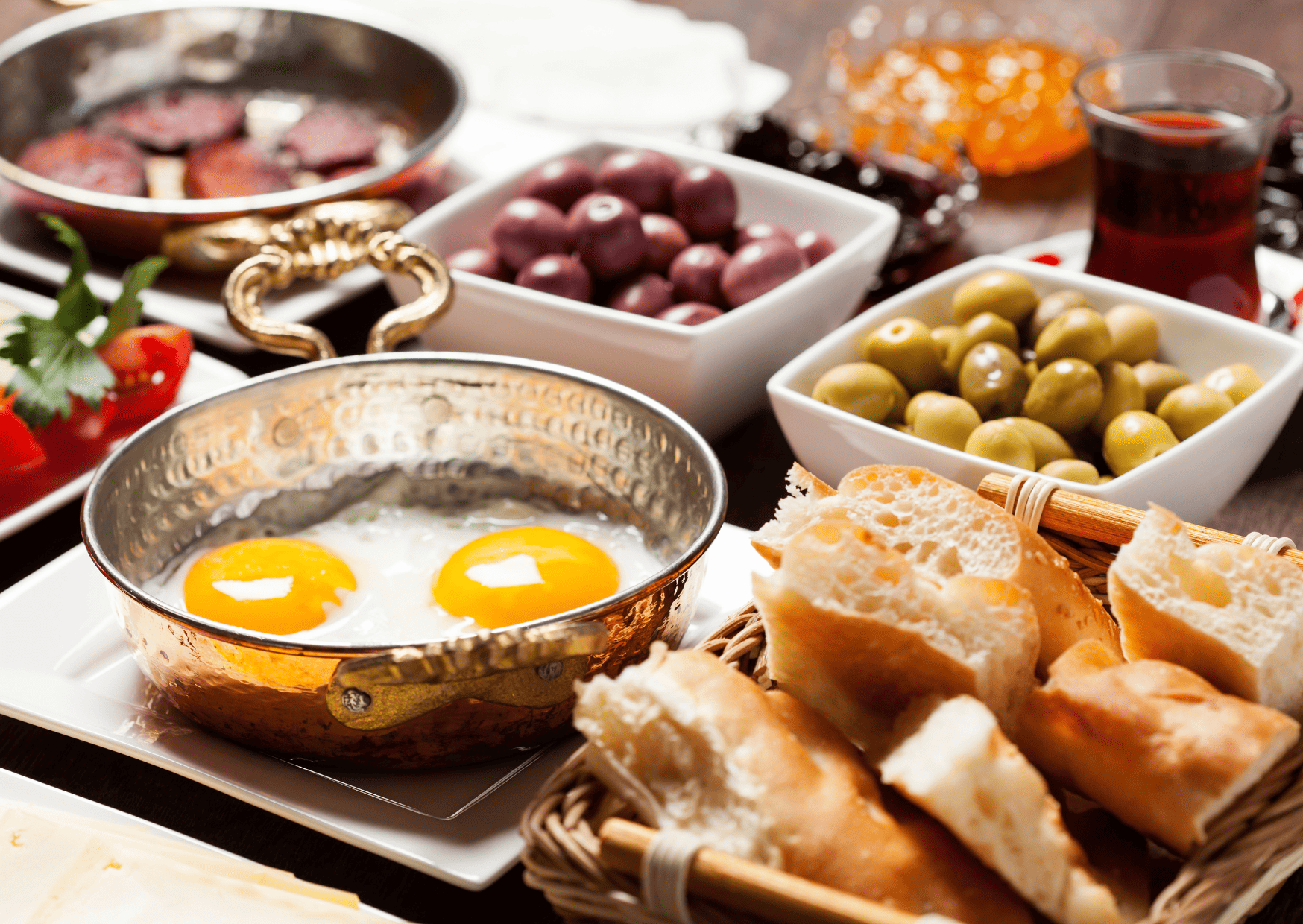 Breakfast in Istanbul Turkey, Best Breakfasts Places in Istanbul