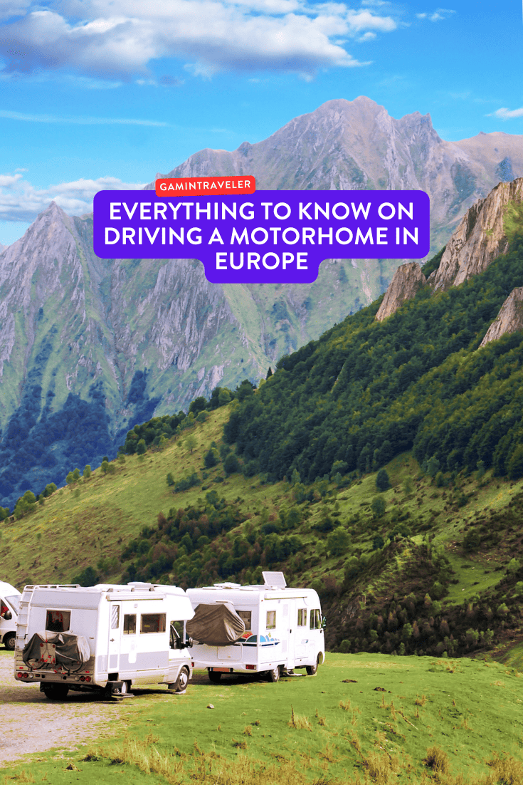 driving a motorhome in Europe