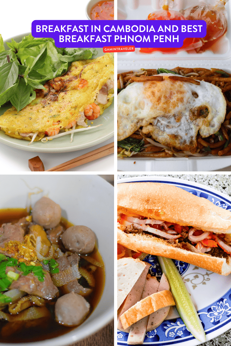 breakfast in Cambodia, Cambodian breakfast, Cambodia breakfast, best breakfast Phnom Penh 