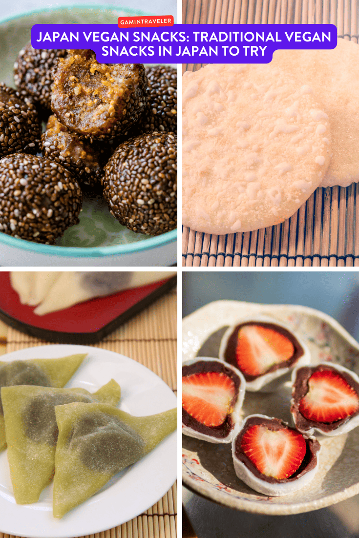 japan vegan snacks, vegan snacks in Japan