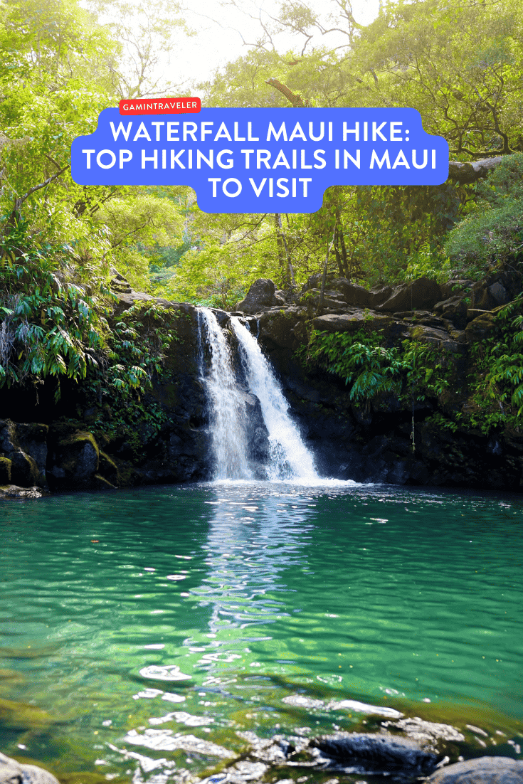 Waterfall Maui Hike Top Hiking Trails in Maui to Visit
