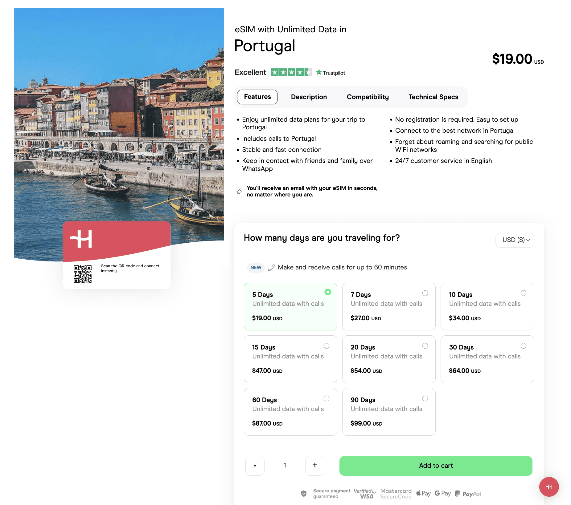 madeira sim card, sim card in madeira, portugal sim card, sim card in portugal, esim in portugal, portugal esim, holafly esim portugal