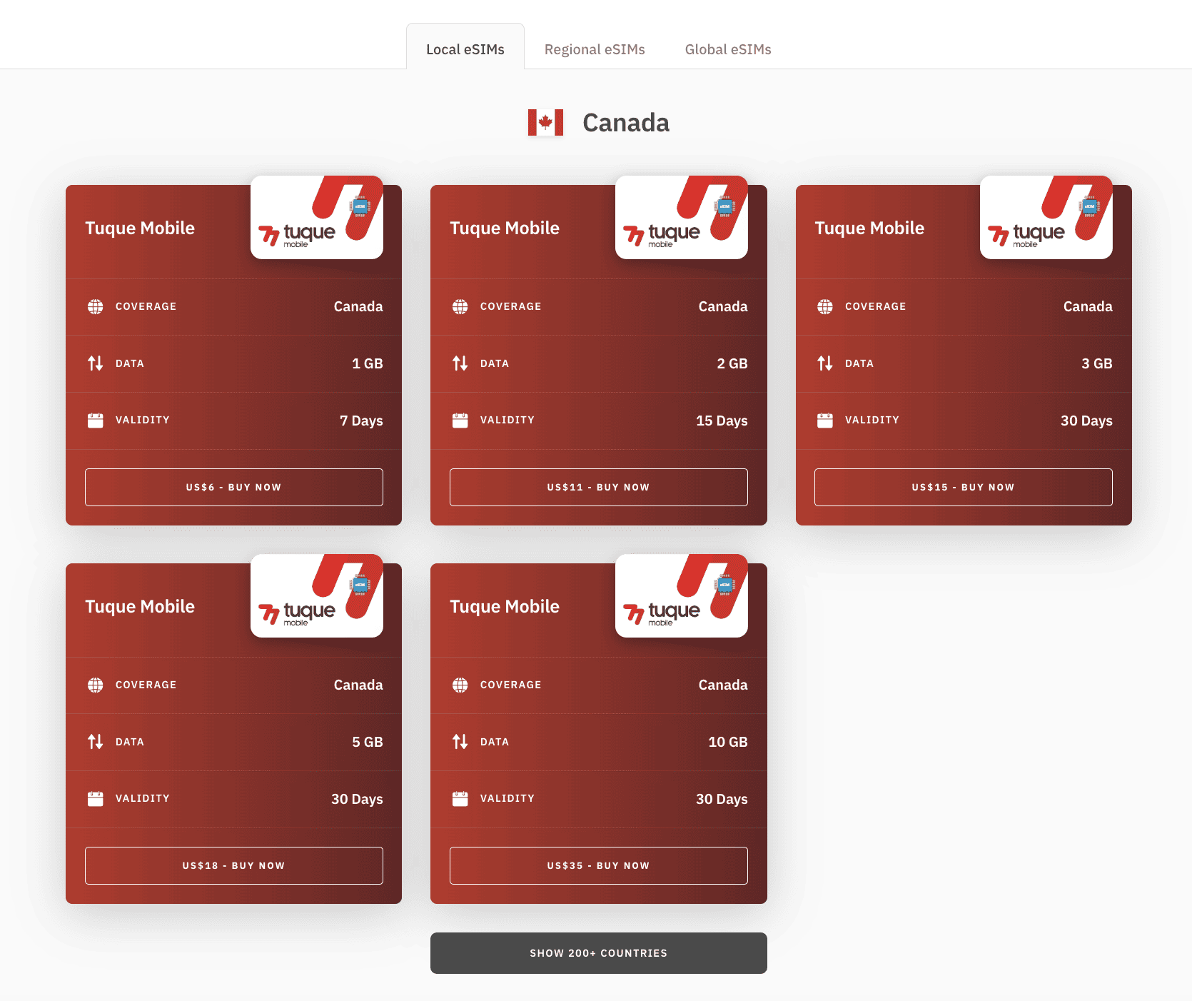 Airalo esim sim card Vancouver airport