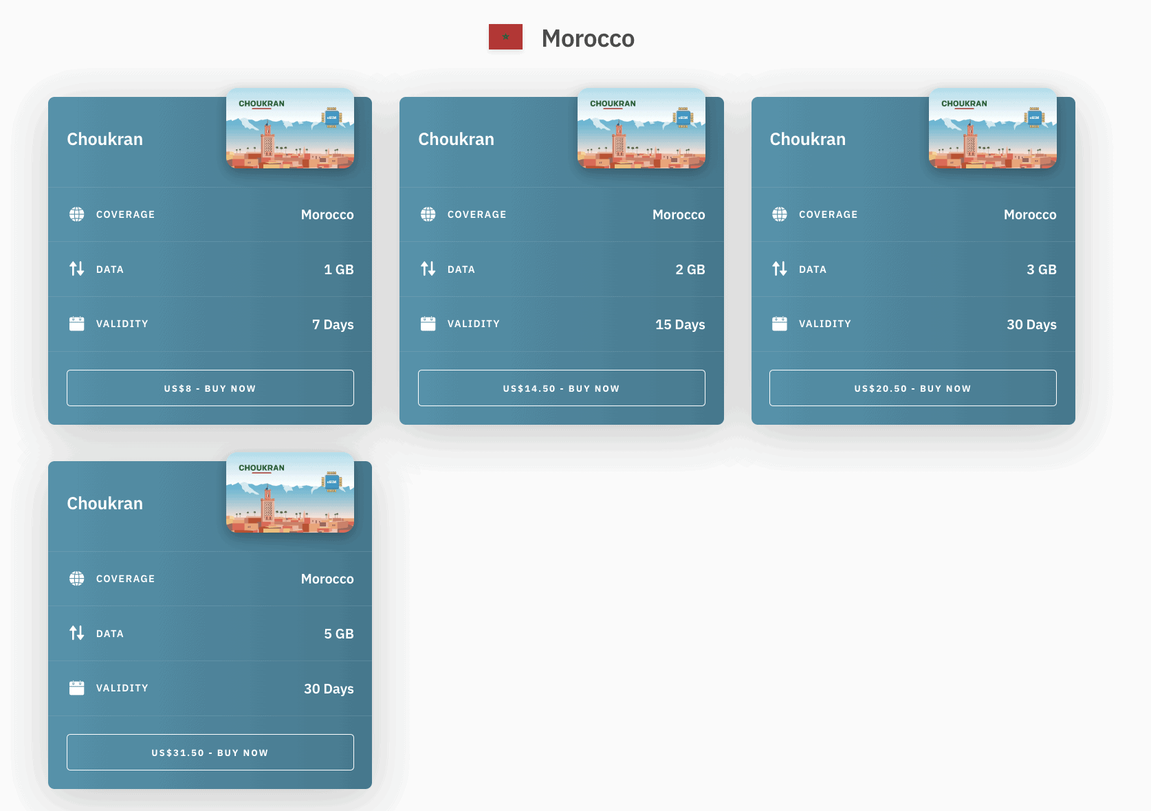 Fez Airport Sim Card