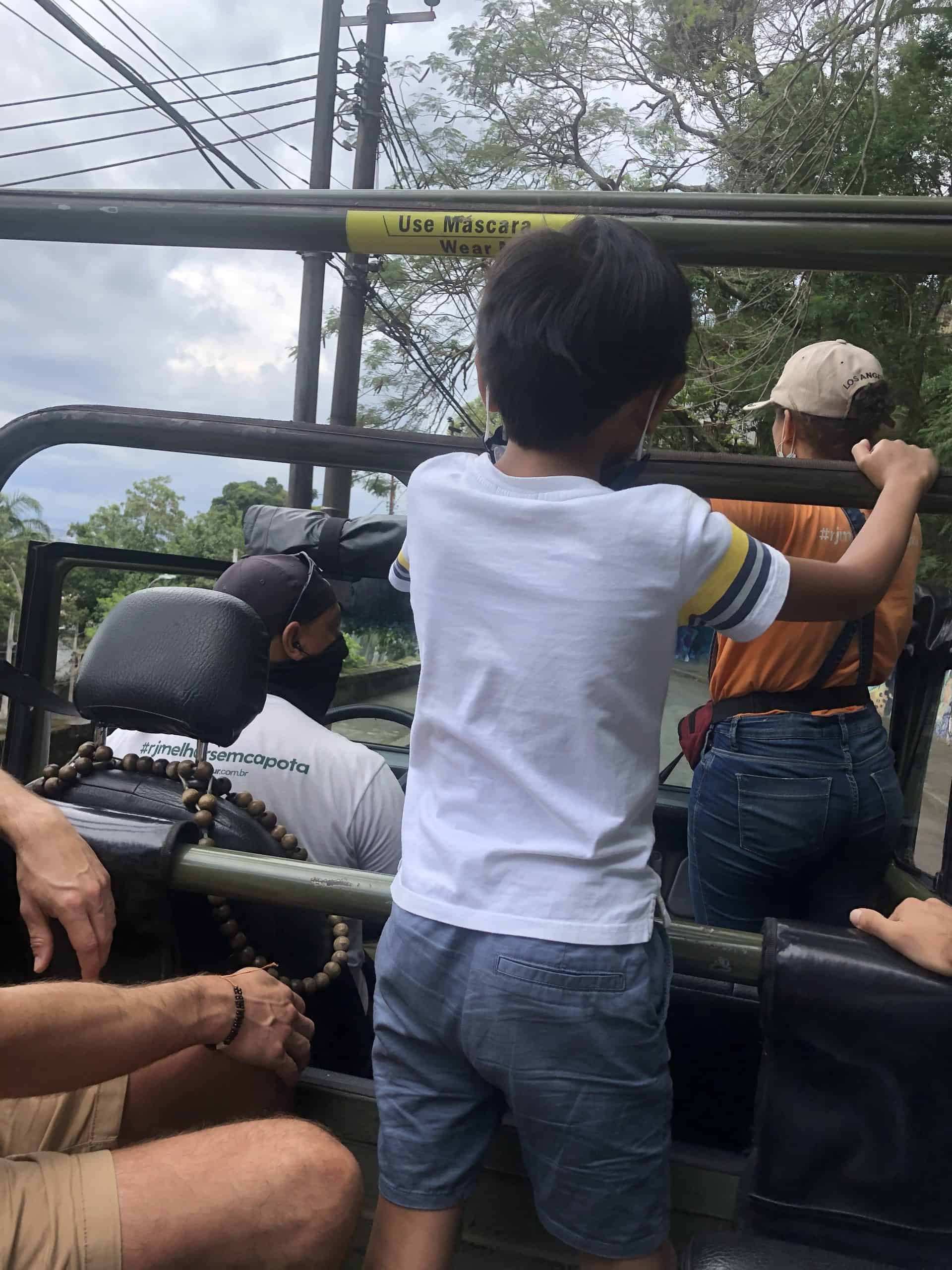 On the way to see the Christ the Redeemer in Rio de Janeiro and doing group hikes - South America Family Vacation, Family Vacations in South America