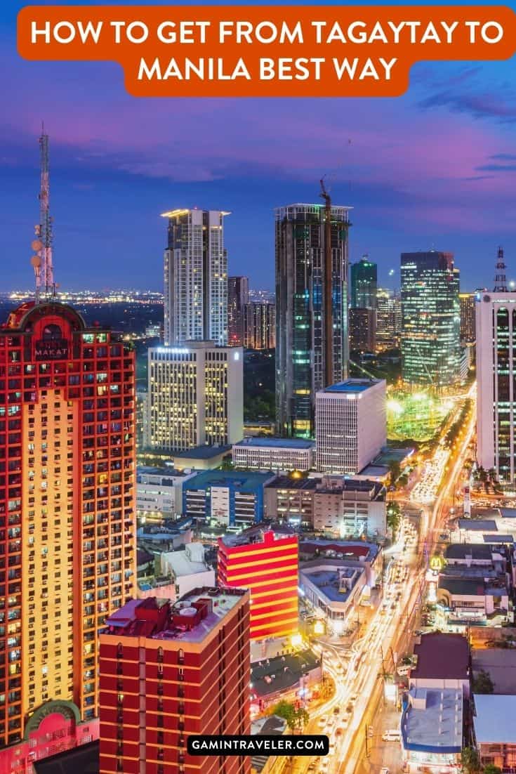 How to get from Tagaytay to Manila Best Way 1 How to get from Tagaytay to Manila Best Way, Tagaytay to Manila, Tagaytay to Manila by bus, cheapest way from Tagaytay to Manila, Tagaytay to Manila flight, Tagaytay to Manila travel time, Tagaytay to Manila bus schedule, best way from Tagaytay to Manila, bus schedule from Tagaytay to Manila