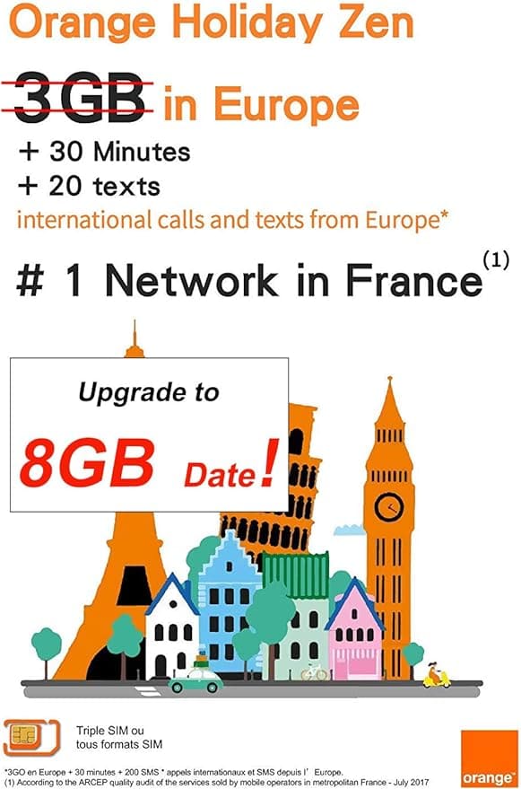 Orange Holiday Zen SIM Card in Europe Heraklion Airport SIM Card Crete SIM Card