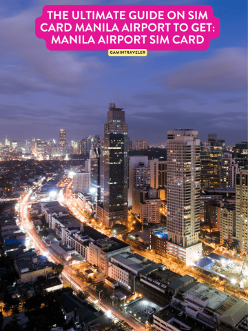The Ultimate Guide on SIM Card Manila Airport to Get: Manila Airport SIM Card
