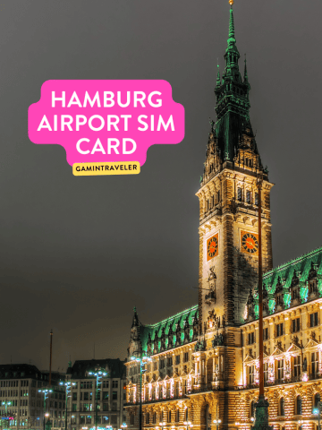 Getting a Hamburg Airport SIM Card when you land in Hamburg
