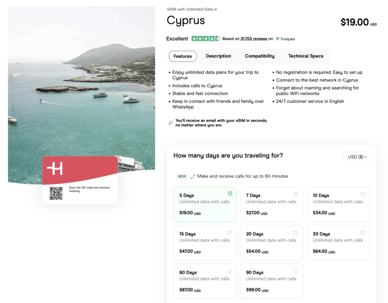 Larnaca Airport SIM Card, SIM Card Larnaca Airport