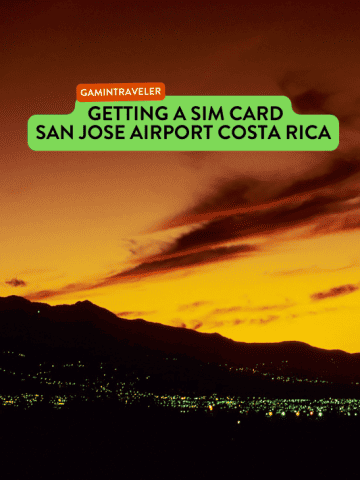 San Jose Airport SIM Card: Getting SIM Card San Jose Airport