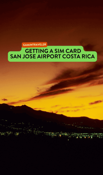 san jose airport SIM card, sim card san jose airport, san jose costa rica airport
