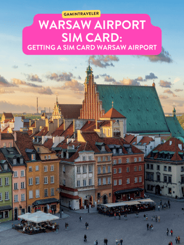 Warsaw Airport SIM Card: Getting a SIM Card Warsaw Airport