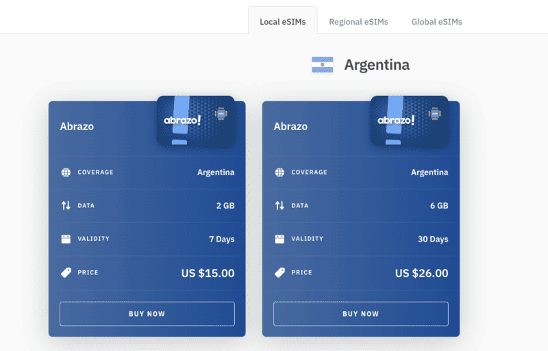 Airalo eSIM Buenos Aires Airport SIM Card
