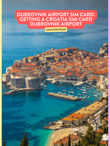 Dubrovnik Airport SIM Card: Getting a Croatia SIM Card Dubrovnik Airport