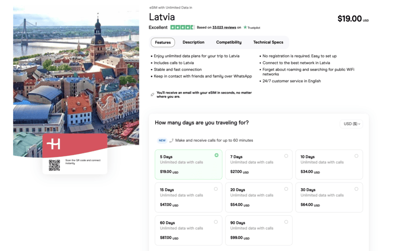 Holafly Latvia eSIM Riga Airport SIM Card SIM Card Riga Airport SIm Card in Latvia Best Latvia SIM Card