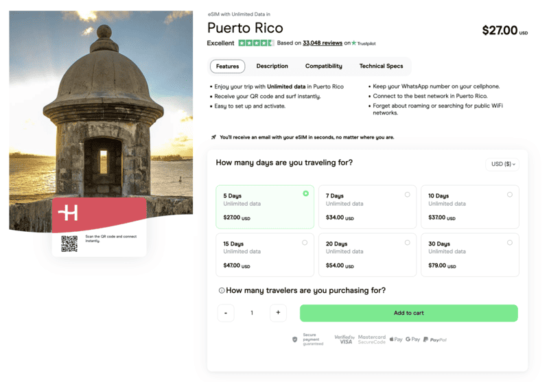holafly puerto rico, San juan airport SIM Card, sim card san juan airport